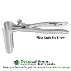 Sims Rectal Speculum With Fiber Optic Illumination Stainless Steel, 15.5 cm - 6"